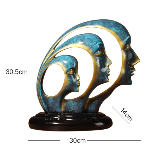 Đồ trang trí để bàn The face Goodluck GW2054