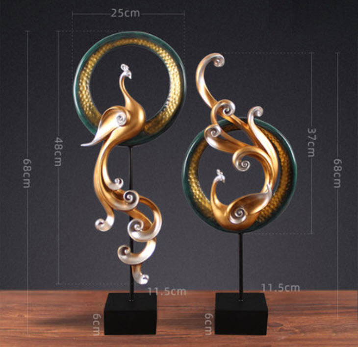 Đồ trang trí để bàn Đôi Công Goodluck XR421