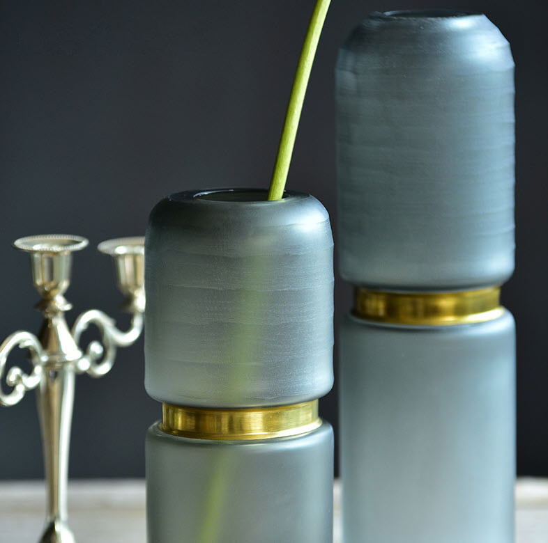 Bình bông thủy tinh handmade Bixuan BXS8603
