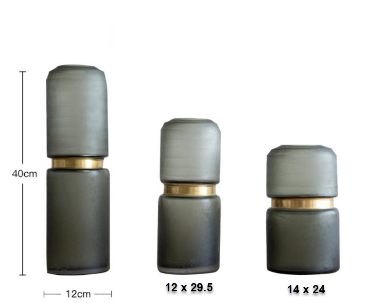 Bình bông thủy tinh handmade Bixuan BXS8603
