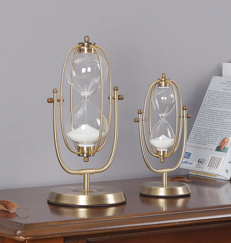 Đồ trang trí trưng bày Đồng Hồ Cát Huazhuo HZ20305