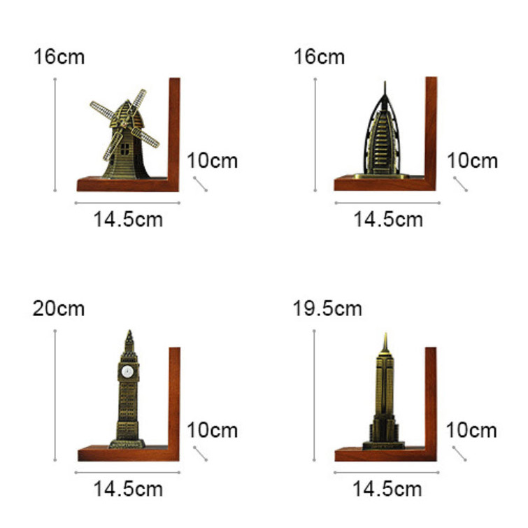 Giá kẹp giữ sách Cối Xay Gió Yifang BKB2748