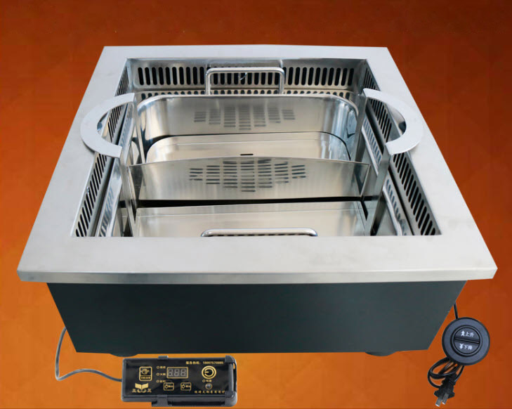 Lẩu điện nâng tự động cho nhà hàng Yawei YW001