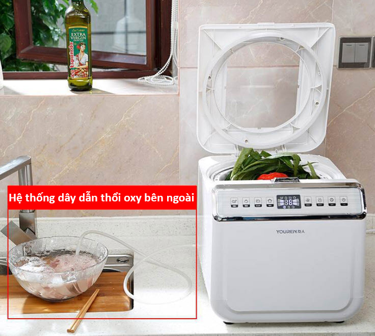 Máy rửa rau củ khử trùng khử độc Youren X60