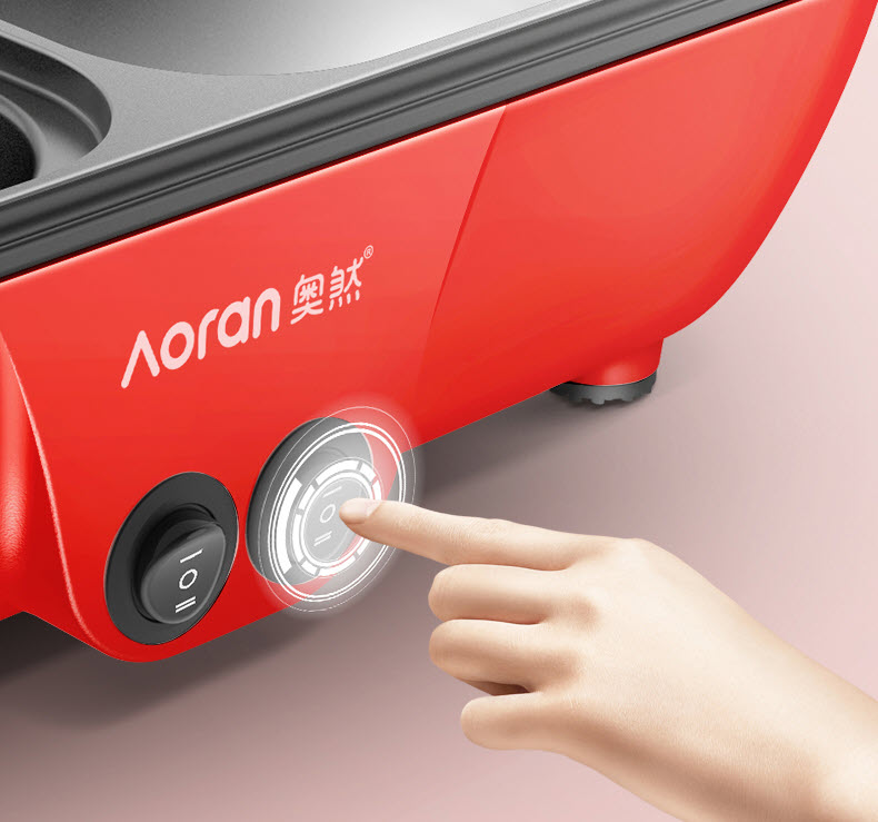 Nồi đa năng mini ăn lẩu nướng BBQ Aoran AR25