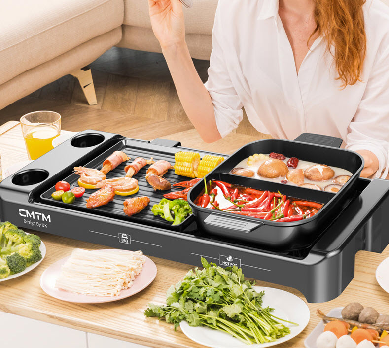 Lẩu điện vỉ nướng điện đa năng CMTM CMSK05