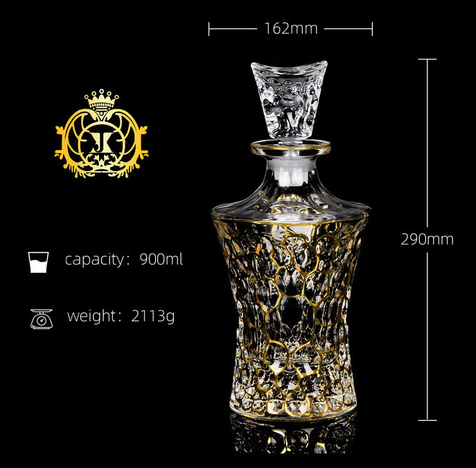 Bộ bình ly uống rượu tây Jin JX923805