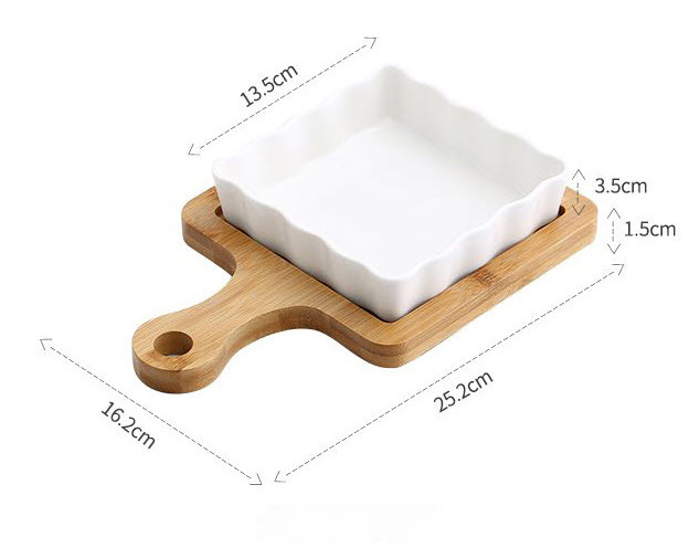 Khay đựng trái cây tráng miệng đựng thức ăn D7390