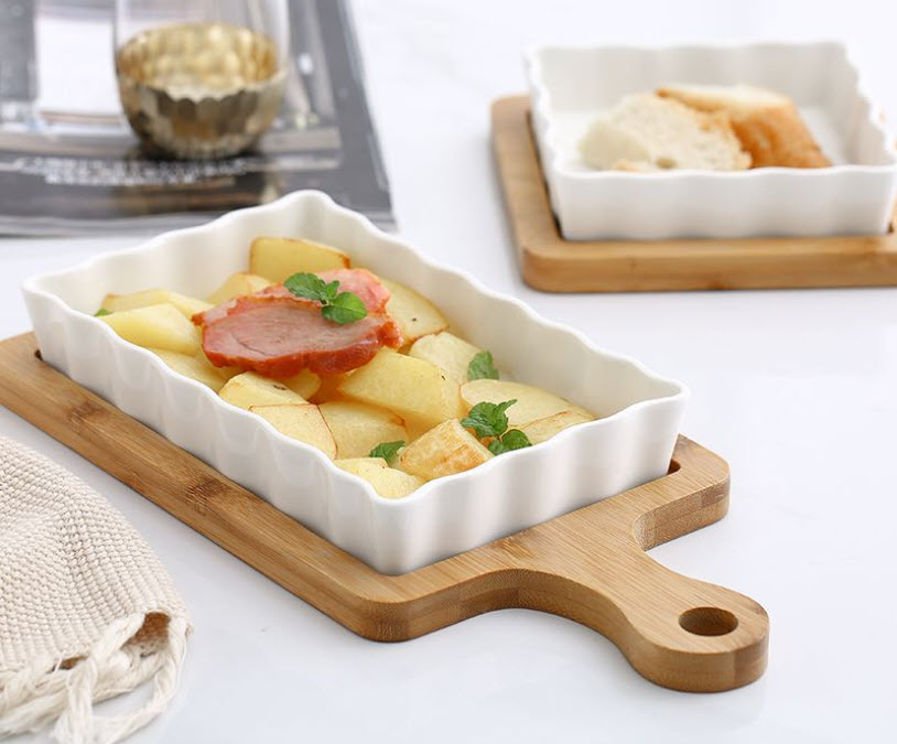 Khay đựng trái cây tráng miệng đựng thức ăn D7390