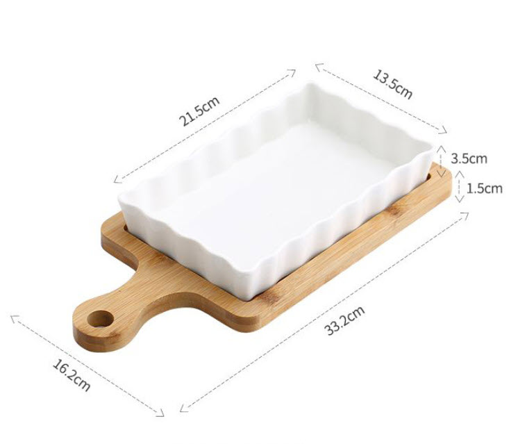 Khay đựng trái cây tráng miệng đựng thức ăn D7390