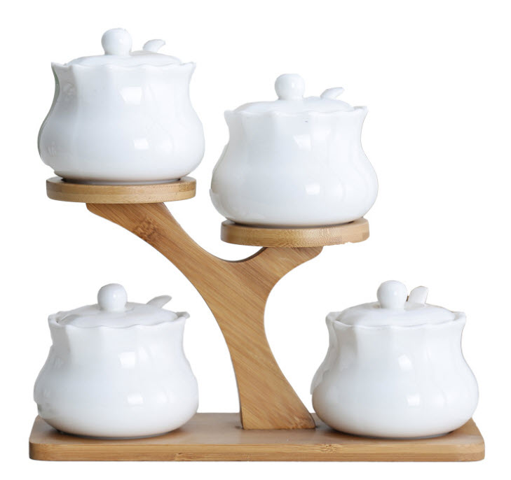 Bộ đựng gia vị 4 ngăn Garley A7172