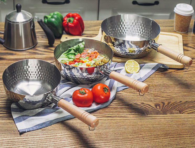 Nồi inox nấu mì nấu soup Homegoal XPG02