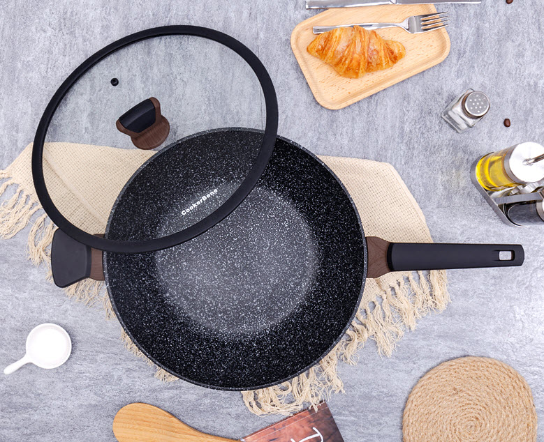 Chảo vân đá sâu lòng 32cm CookerHene CGMD001