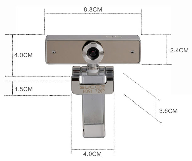 Webcam camera máy tính 1080p Gucee HD91