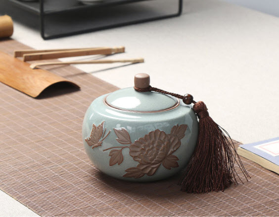 Bình đựng trà khô sứ ceramics Shengda GY1232