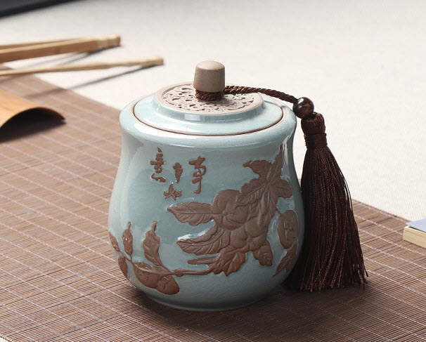 Bình đựng trà khô sứ ceramics Shengda GY1232