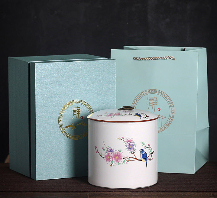 Hộp đựng trà khô sứ ceramics Shengda YG0025