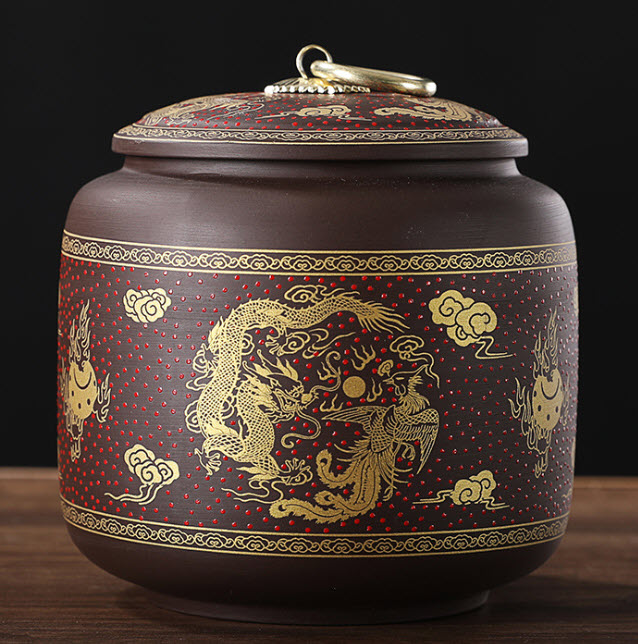 Hộp đựng trà khô sứ ceramics Shengda ZS0012