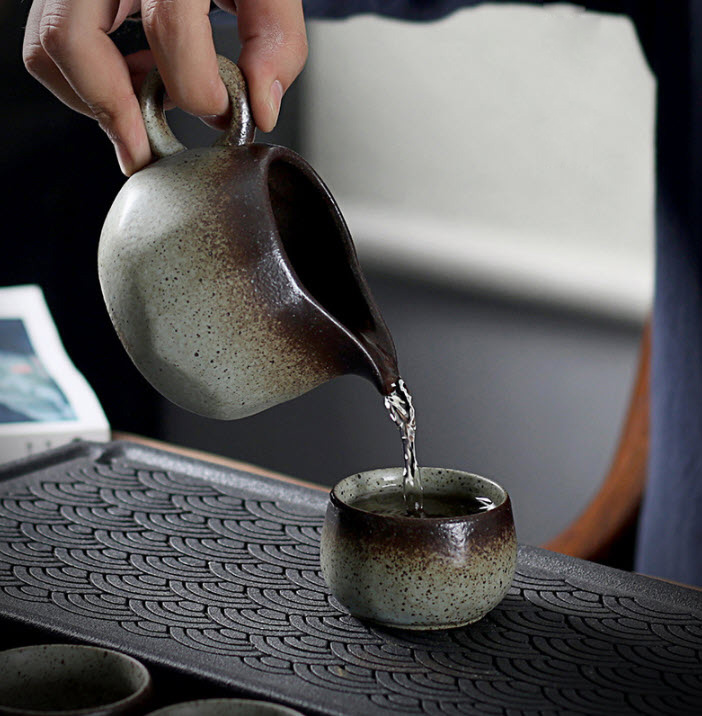 Bộ ấm pha trà sứ ceramics Shengda CJ9050
