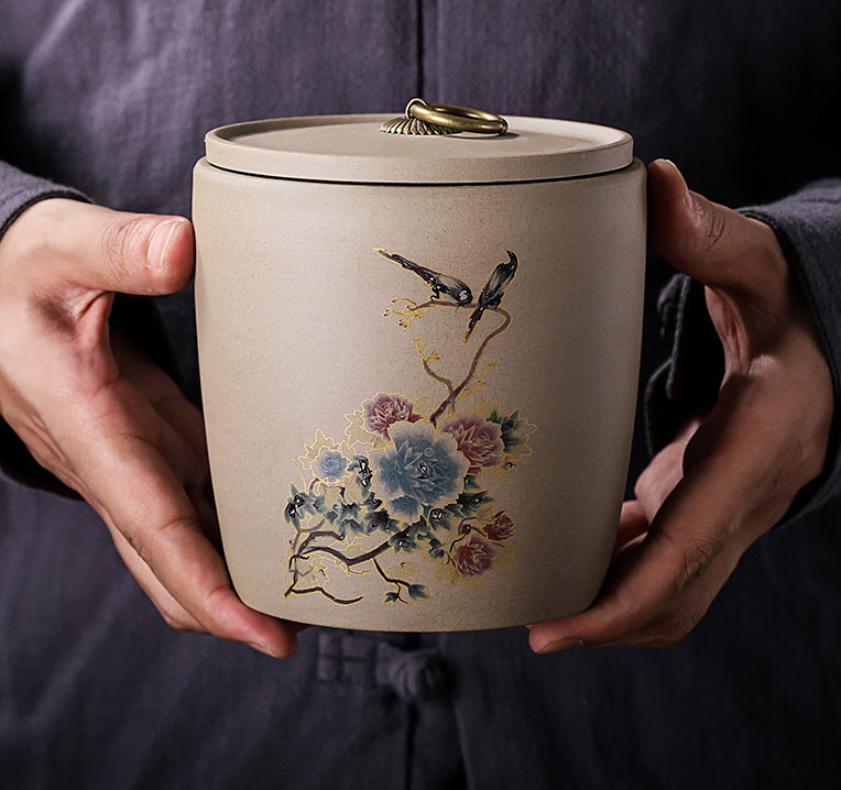 Hộp đựng trà khô sứ ceramics Shengda YL008