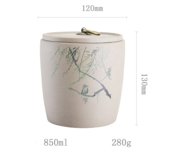 Hộp đựng trà khô sứ ceramics Shengda YL008