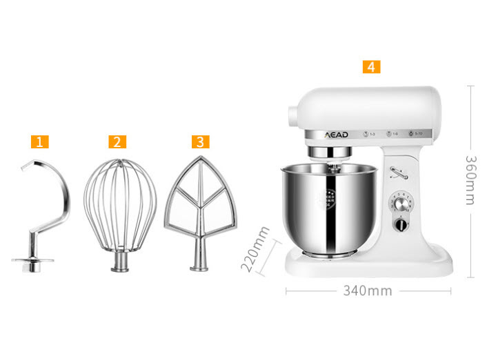 Máy trộn bột đánh trứng 7L Aead SL9380
