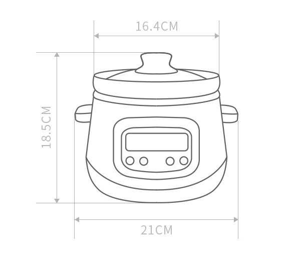 Nồi tiềm yến đa năng 1L2 Ersi QE150