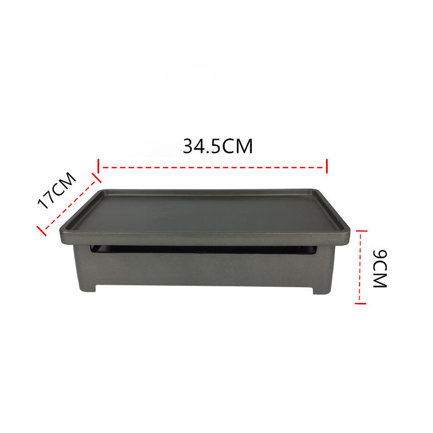 Bếp nướng cồn bộ vỉ nướng kèm bếp cồn hợp kim nhôm chống dính OEM SC003