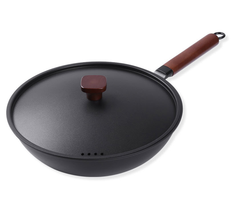 Chảo bầu thép carbon 30cm Ironwood IM001