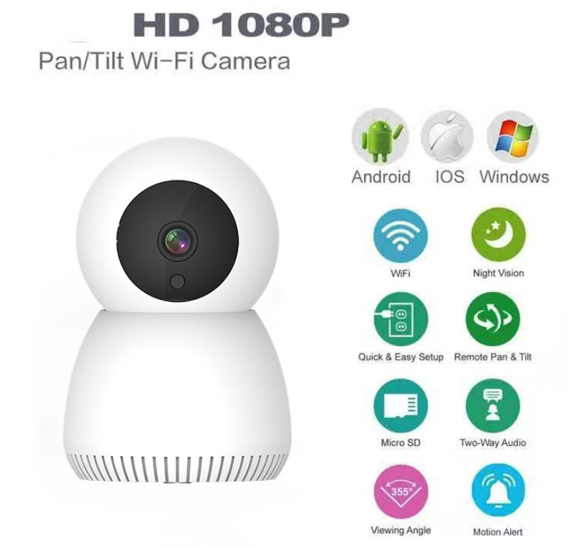 Camera quan sát 360 wifi 1080p Speed BMC25B