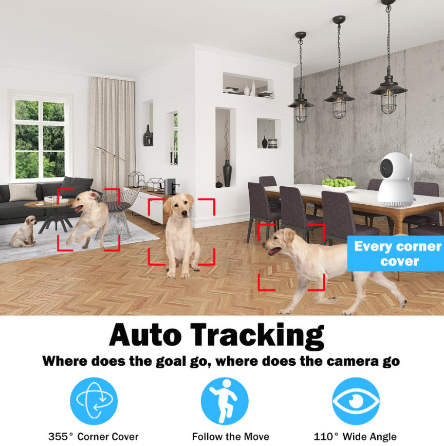 Camera quan sát 360 wifi 1080p Speed BMC25B