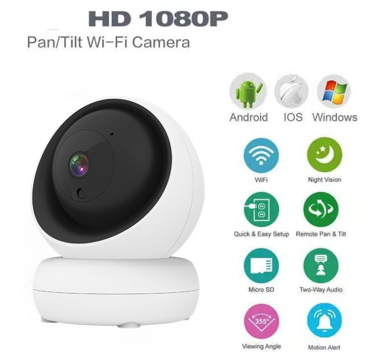Camera quan sát 360 wifi 1080p Speed PTC30B