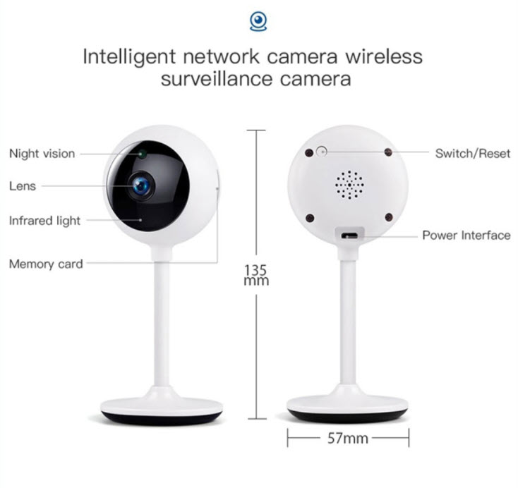 Camera quan sát wifi 1080p Speed PTC26B