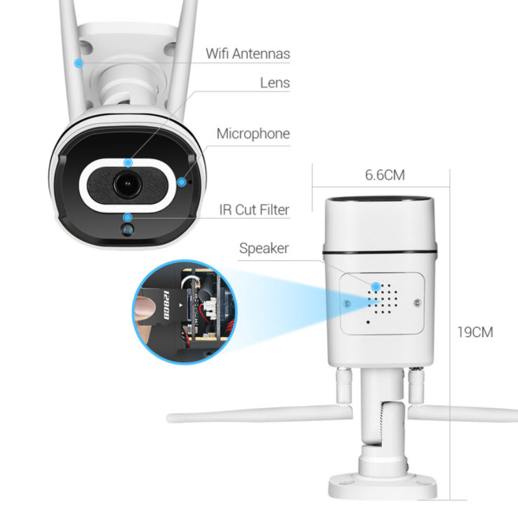 Camera quan sát wifi 1080p Speed ODC25B