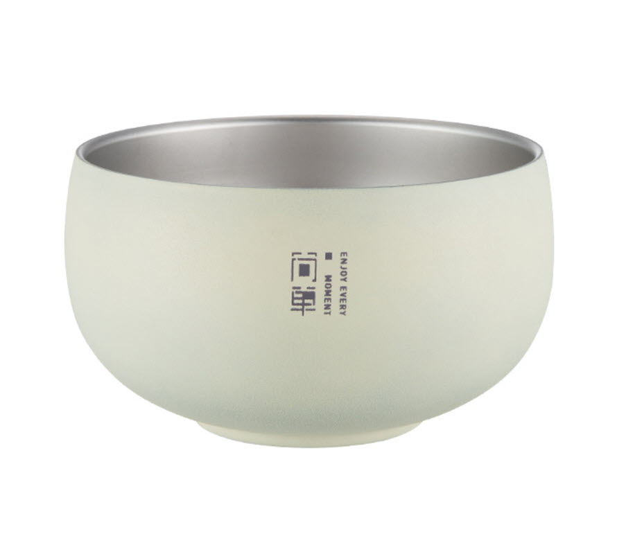 Chén inox 316 phủ gốm cách nhiệt 2 lớp OEM W0233