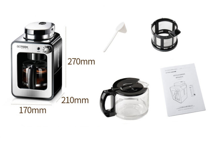 Máy pha cà phê bán tự động Gotech CM6686A