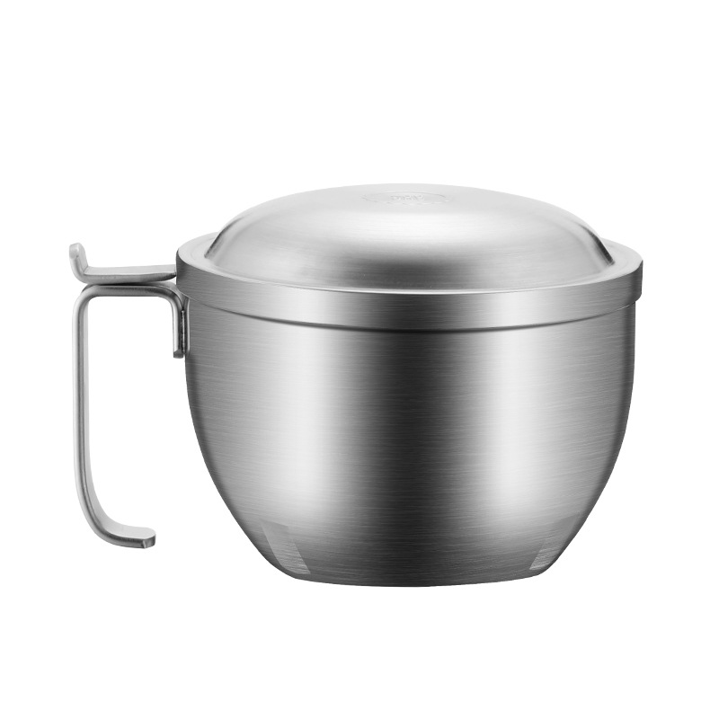 Tô nấu mì 2 lớp cách nhiệt inox 304 OEM SDSS0816