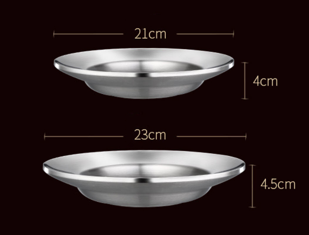 Dĩa đựng pasta inox 304 cách nhiệt 2 lớp SSGP SD0358