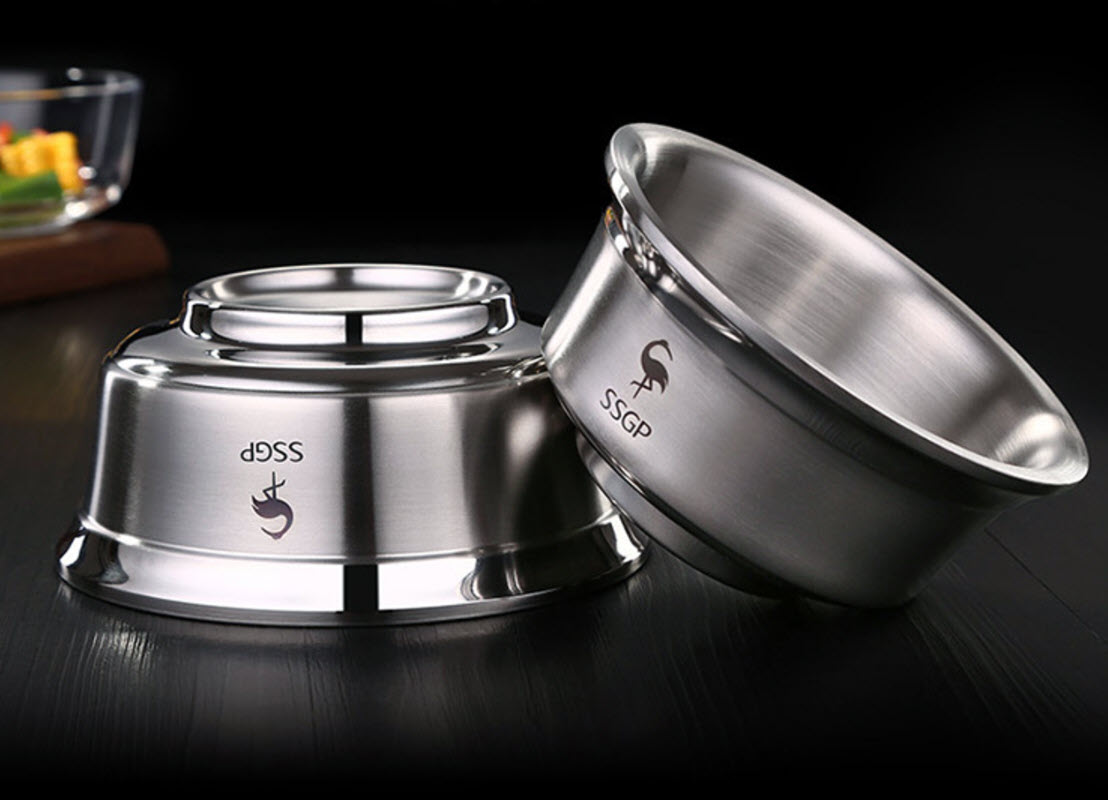 Chén inox tô inox 304 cách nhiệt 2 lớp SSGP SD0272