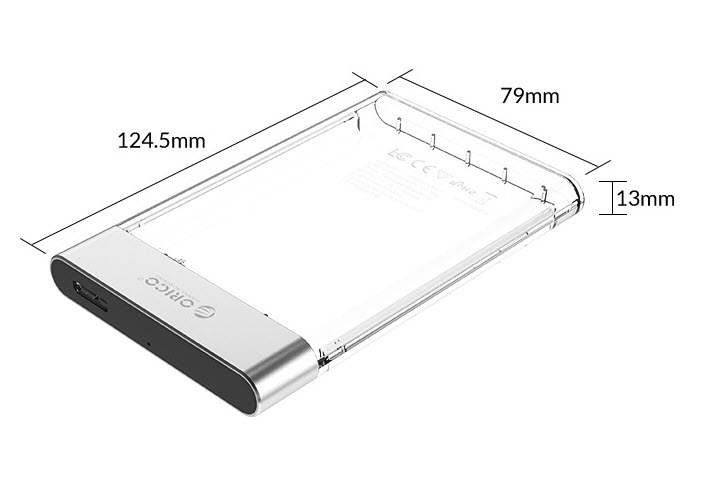 Box đựng ổ cứng 2.5 inch Orico 2129U3 chuẩn USB3.0