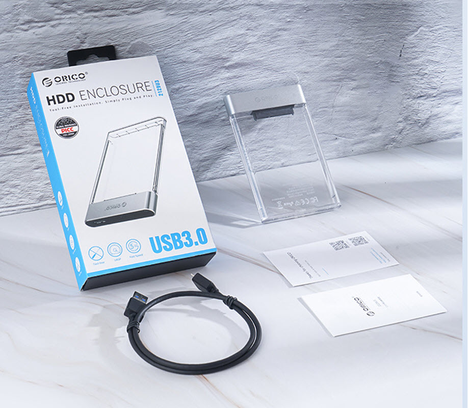 Box đựng ổ cứng 2.5 inch Orico 2129U3 chuẩn USB3.0