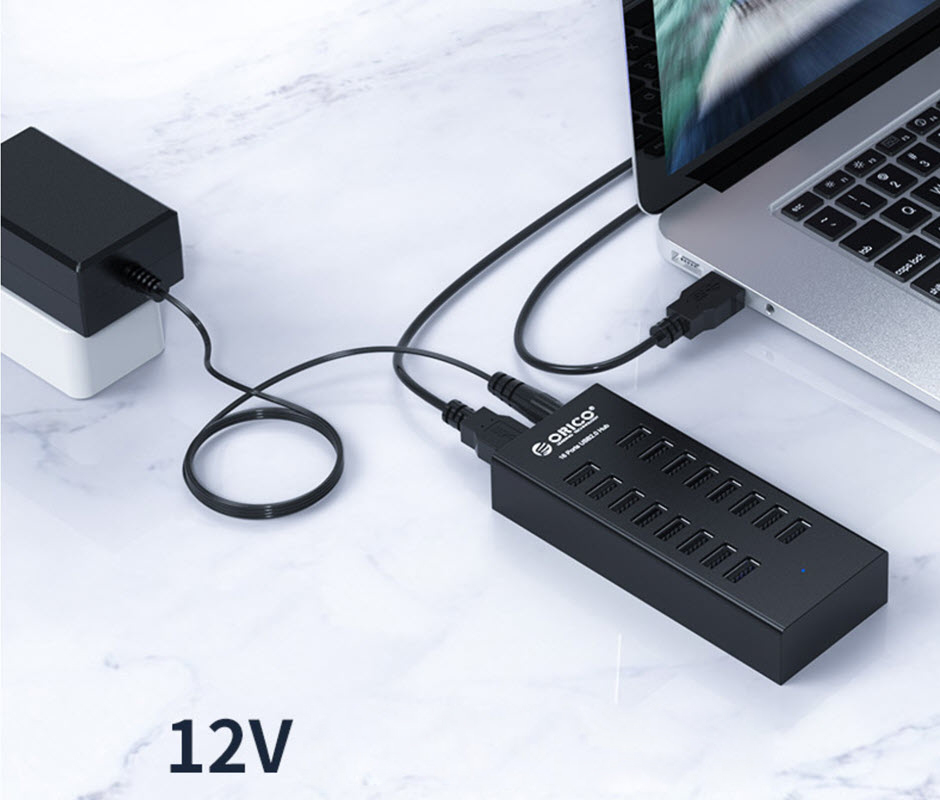 Hub bộ chia kết nối USB 16 cổng Orico H1613U2 chuẩn USB2.0