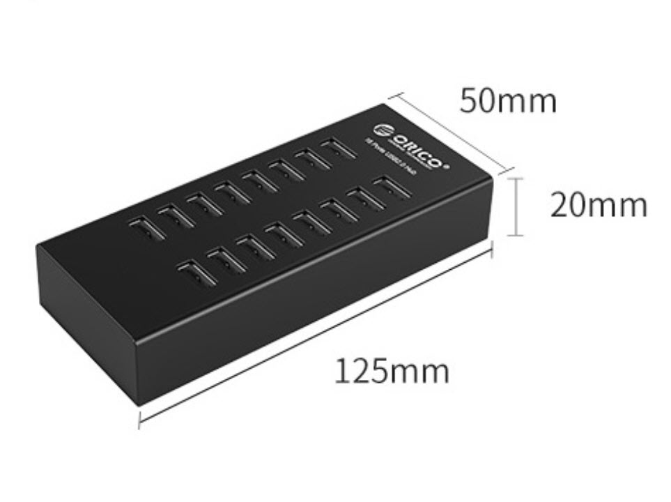 Hub bộ chia kết nối USB 16 cổng Orico H1613U2 chuẩn USB2.0