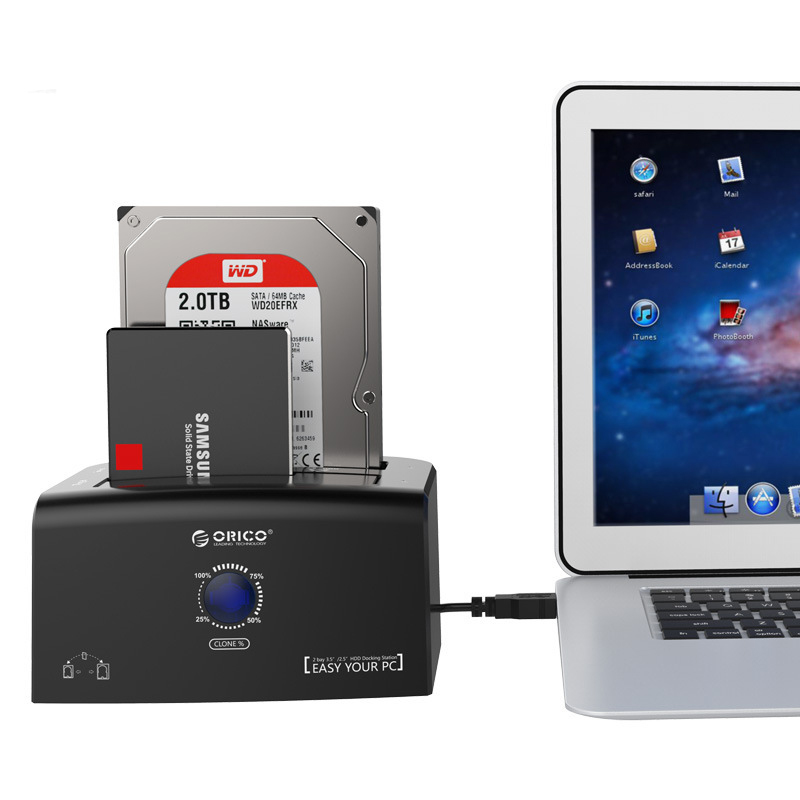Dock đọc ổ cứng hỗ trợ clone Orico 8628SUS3C chuẩn USB3.0