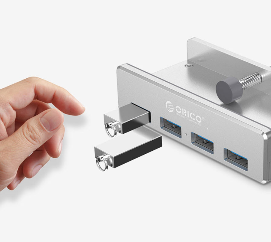 Hub bộ chia usb 4 cổng Orico MH4PU chuẩn USB3.0