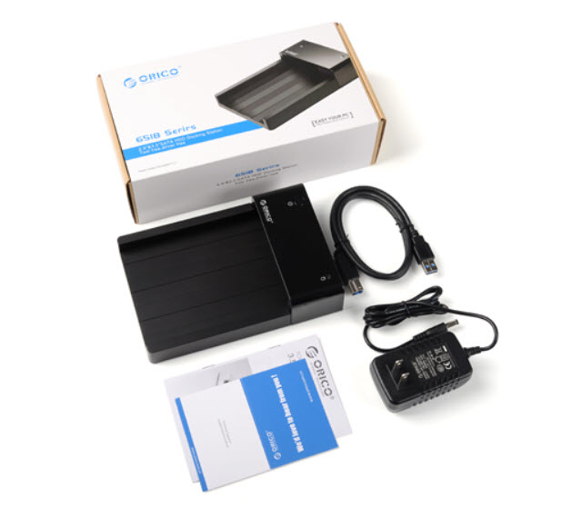 Dock đọc ổ cứng 2.5 / 3.5inch Orico 6518US3 chuẩn USB3.0