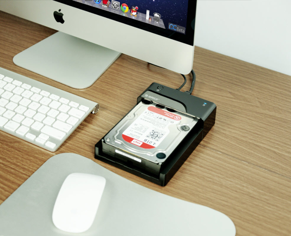 Dock đọc ổ cứng 2.5 / 3.5inch Orico 6518US3 chuẩn USB3.0