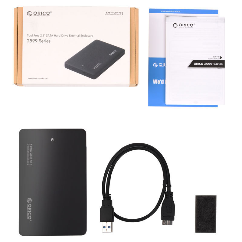 Box đựng ổ cứng di động 2.5inch Orico 2577U3 chuẩn USB3.0