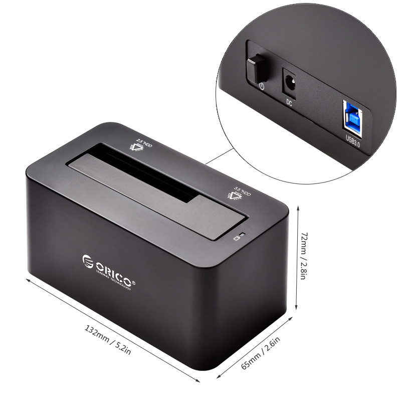 Dock đọc ổ cứng 2.5/3.5inch Orico 6619US3 chuẩn USB3.0