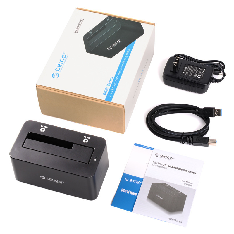 Dock đọc ổ cứng 2.5/3.5inch Orico 6619US3 chuẩn USB3.0